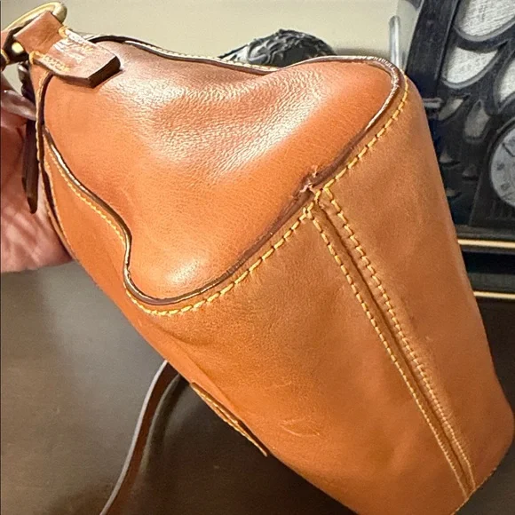 Dooney & Bourke Allison Florentine Tan Leather crossbody - Picture 7 of 9